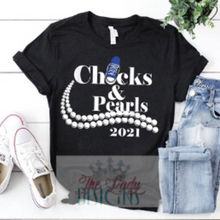 Load image into Gallery viewer, Chucks and Pearls T-shirt
