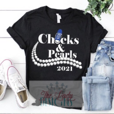 Chucks and Pearls T-shirt