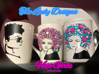Coffee Mugs- “Hott Gurlz” Collection