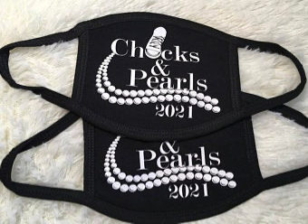 Chucks and Pearls Mask